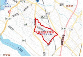 大甲幼獅產業園區地理位置圖