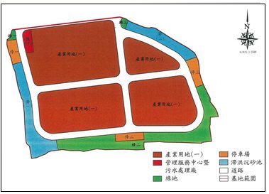社頭織襪產業園區配置圖