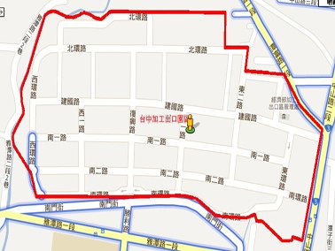 潭子科技產業園區區域圖